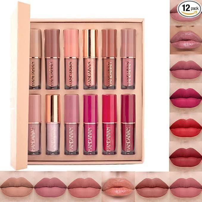 12 Shades of Matte Glam: Velvet Matte Liquid Lipstick Collection