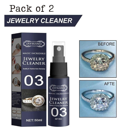 Brilliant Shine: Jewellery Cleaner Spray (Pack of 2) for Sparkling Results