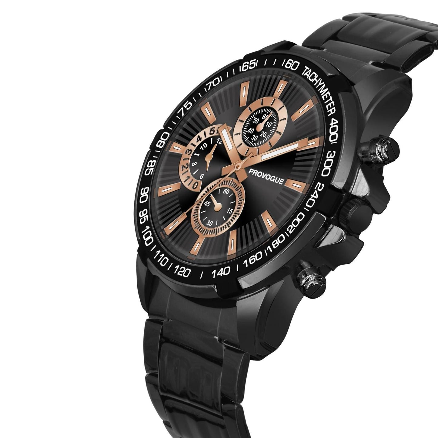 Bold and Elegant: Men's Stainless Steel Analog Watch