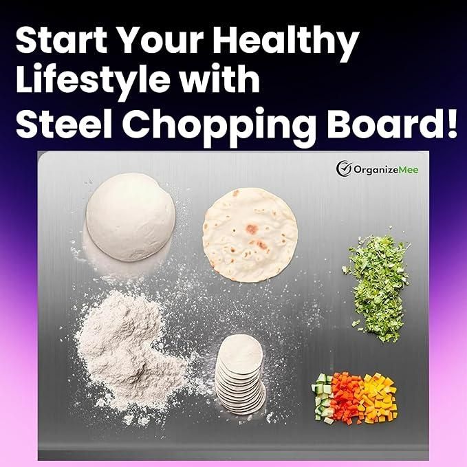 Ultimate Durability: Premium Stainless Steel Chopping Board for Every Kitchen