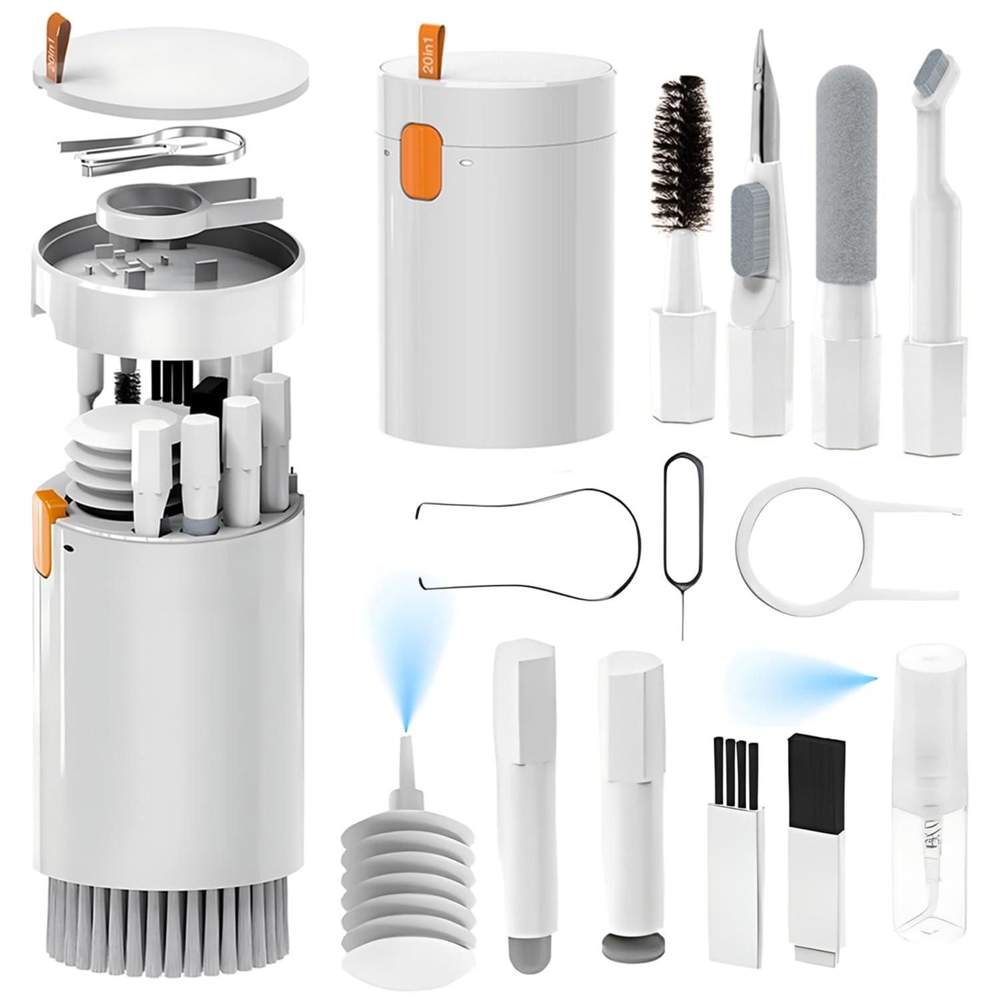 A Complete Cleaning Solution – 20-in-1 Kit for Tech, Gadgets, and More!