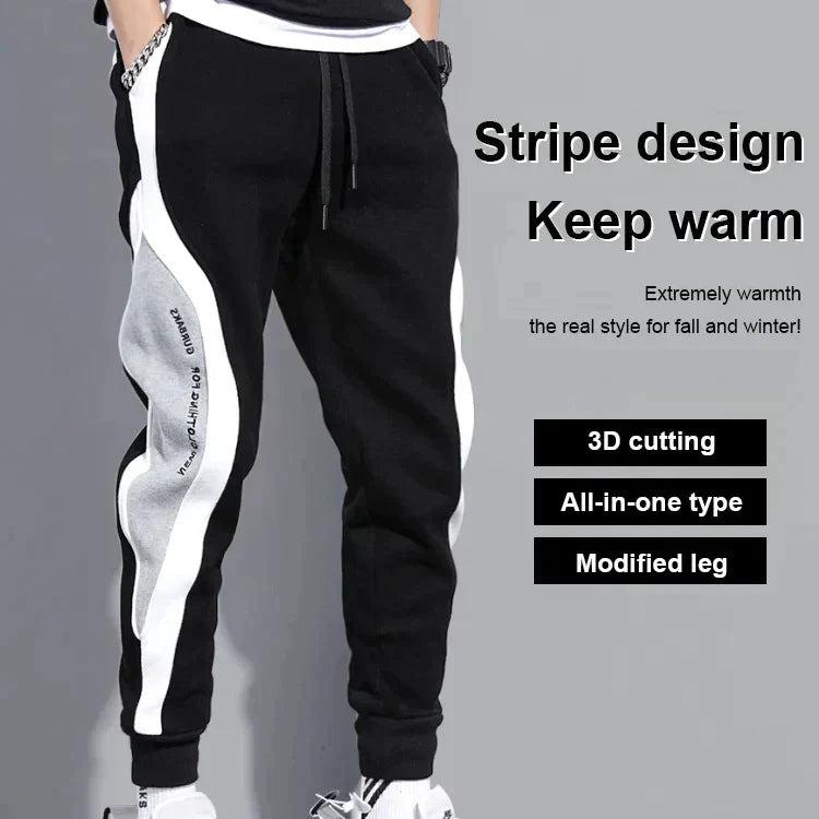 Two-in-One Comfort: Men’s Fleeced Trackpants for All-Day Ease