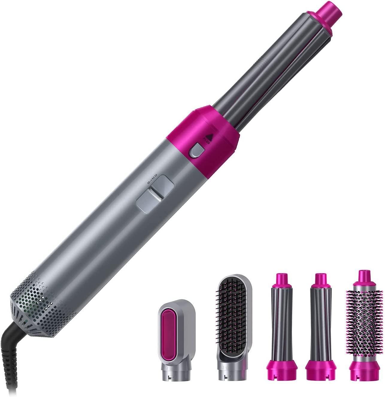 Salon-Style Perfection with the 5-in-1 Hot Air Brush & Dryer Combo